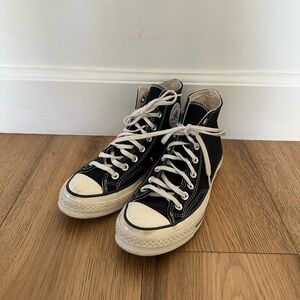 Black Converse Thick Soled